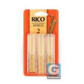 Palheta Rico 2 para Sax Barítono Kit com 3