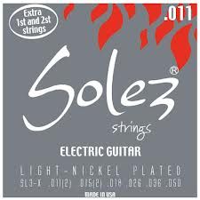 Encordoamento Solez SL3X 011 Guitarra